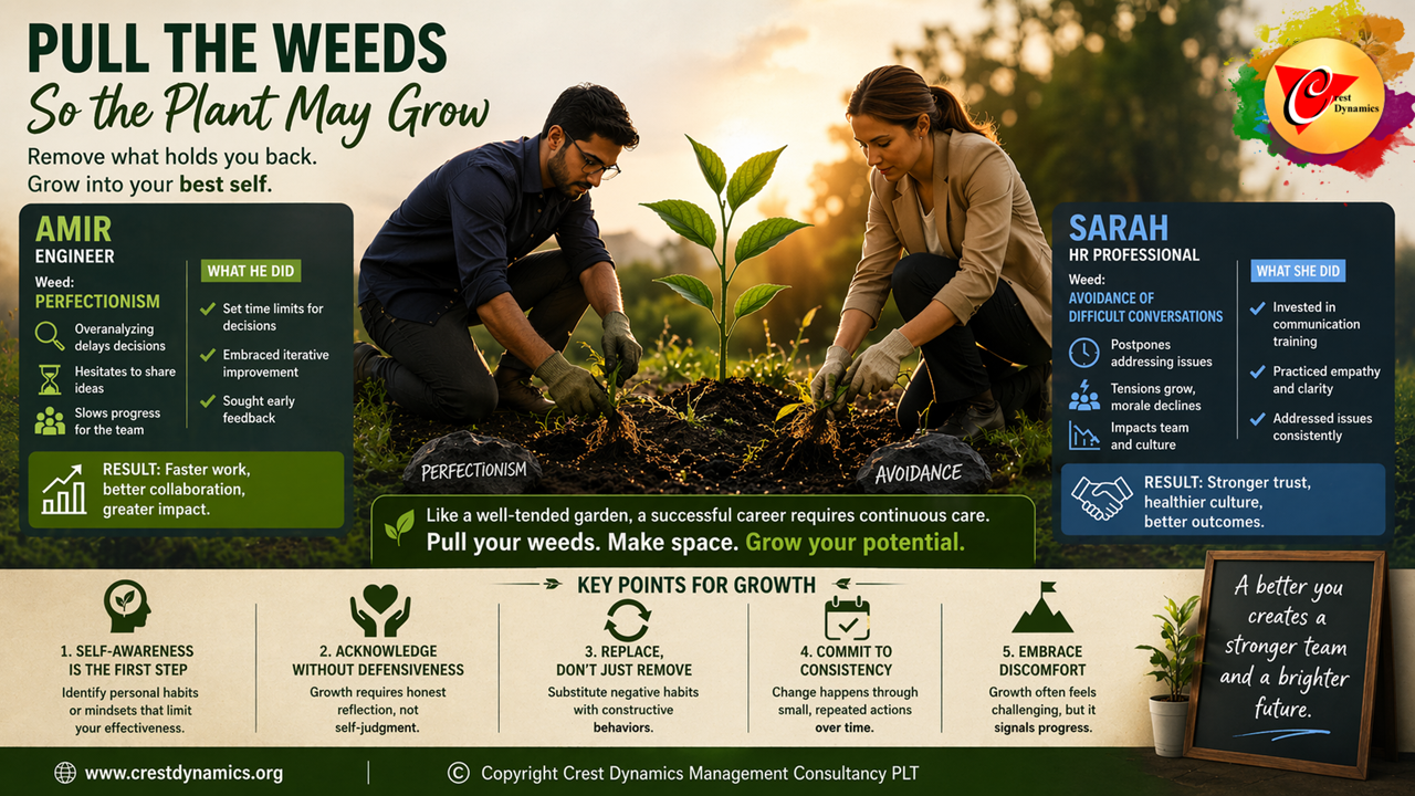 Pull the Weeds, So That the Plant May Grow